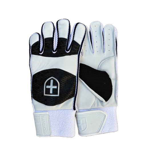 Focus Indoor Batting Gloves - Black